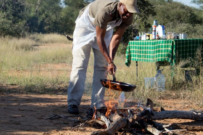 Garonga Diaries, Garonga Safari Camp, Breakfast Braai, Bush Breakfast