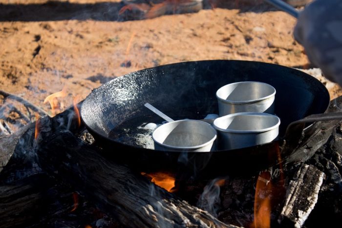 Garonga Safari Camp, Breakfast Braai, Bush Breakfast