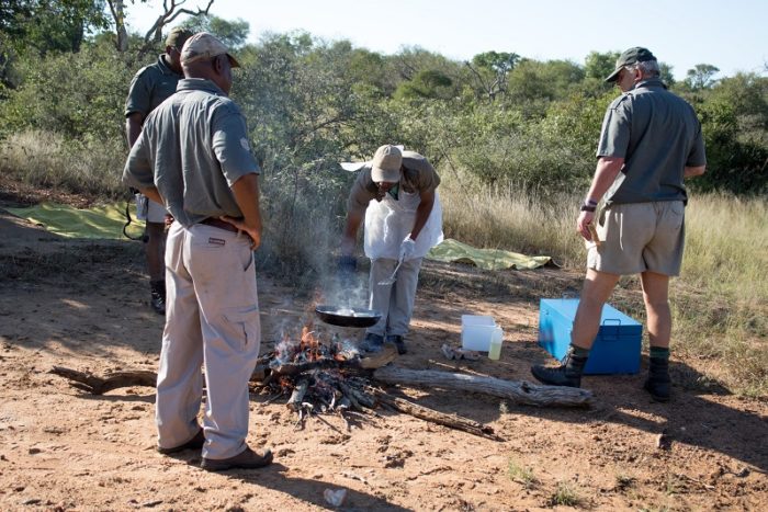 Garonga Diaries, Garonga Safari Camp, Breakfast Braai, Bush Breakfast
