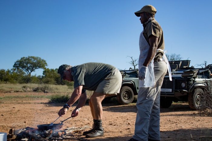 Garonga Safari Camp, Breakfast Braai, Bush Breakfast