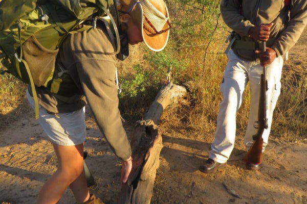 Bush Walk Walk, Garonga Safari Camp, Bush walk, tracks, rubbing post